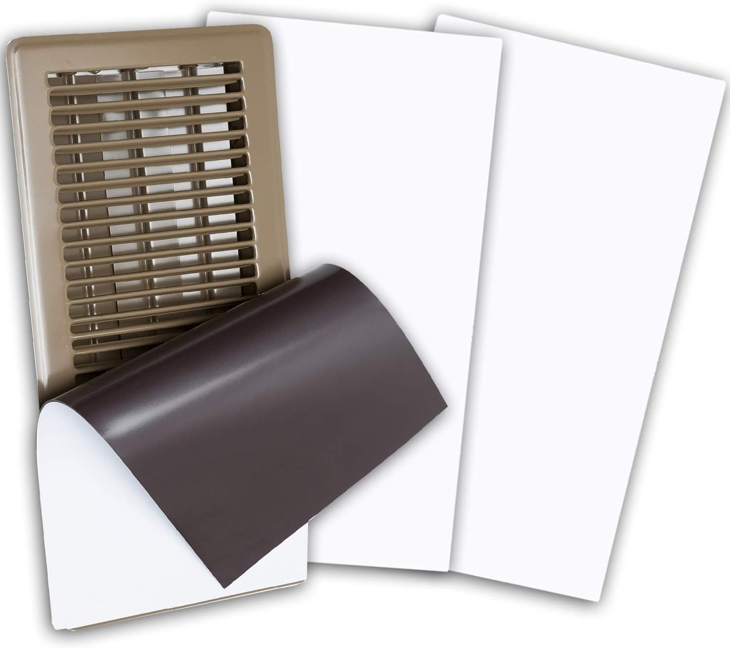 High Strength Magnetic Vent Cover 3 Pack, Wall and Ceiling Steel Registers, For Home and RV, HVAC and AC